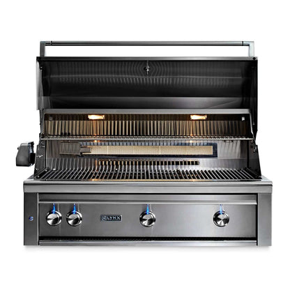 Lynx 42-Inch Built-In Professional Gas Grill with 2 Ceramic & 1 Trident Infrared Burners - L42TR-LP/NG