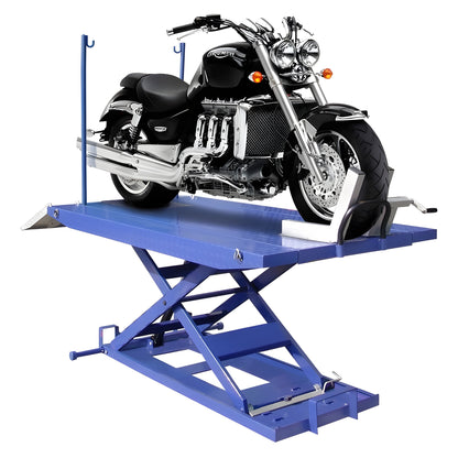 Tuxedo 1,500 lb High Rise Motorcycle Lift Bench w/ Vise, Sides, Balance Bar, Pump -M-1500C-HR