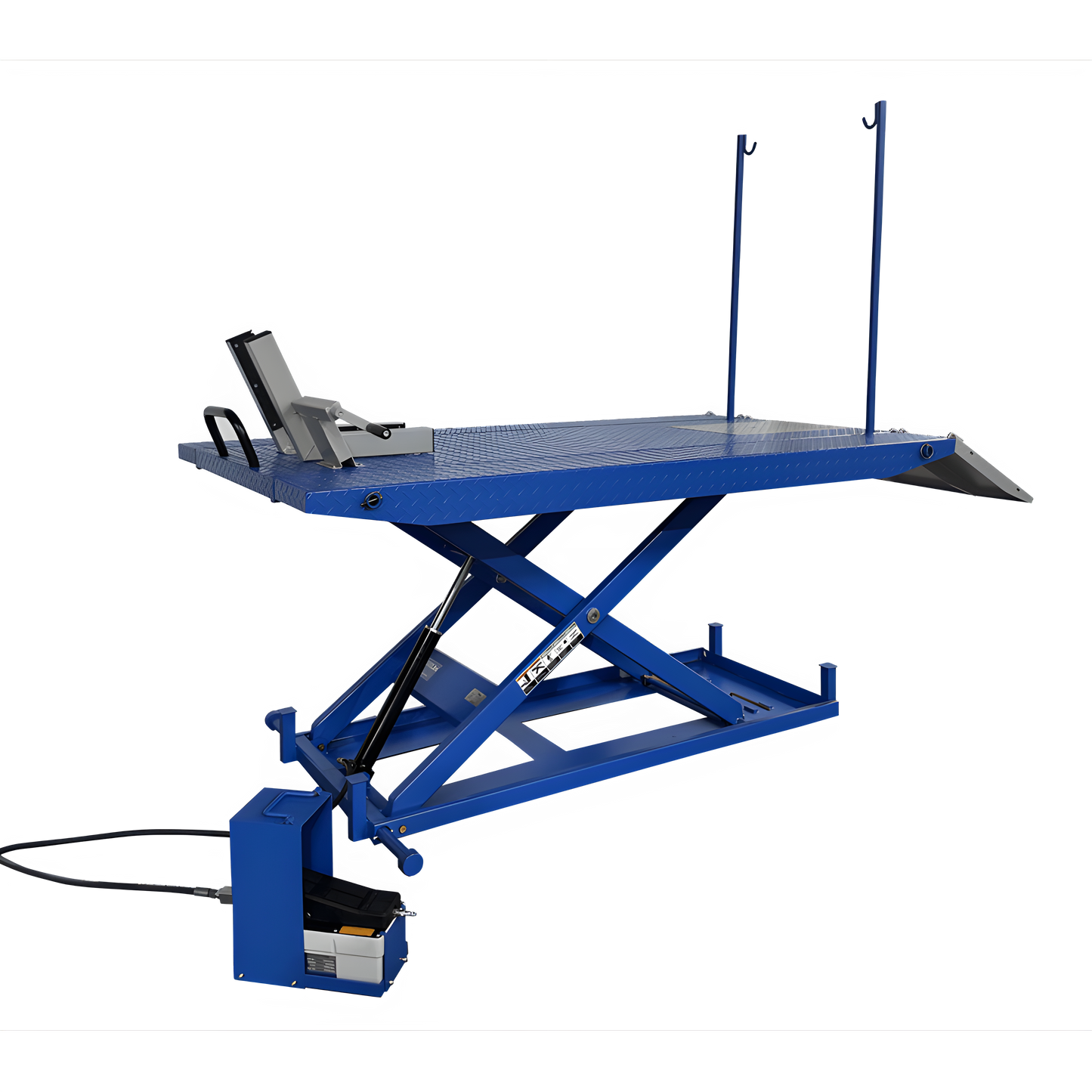 Tuxedo 1,500 lb High Rise Motorcycle Lift Bench w/ Vise, Sides, Balance Bar, Pump -M-1500C-HR