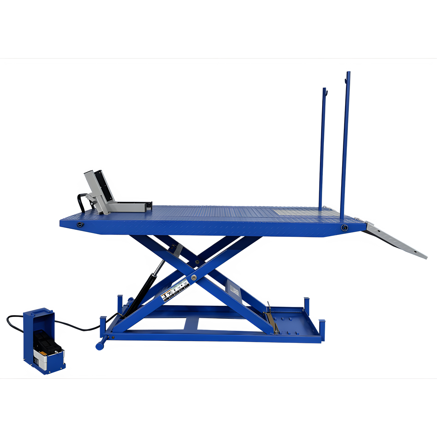 Tuxedo 1,500 lb High Rise Motorcycle Lift Bench w/ Vise, Sides, Balance Bar, Pump -M-1500C-HR