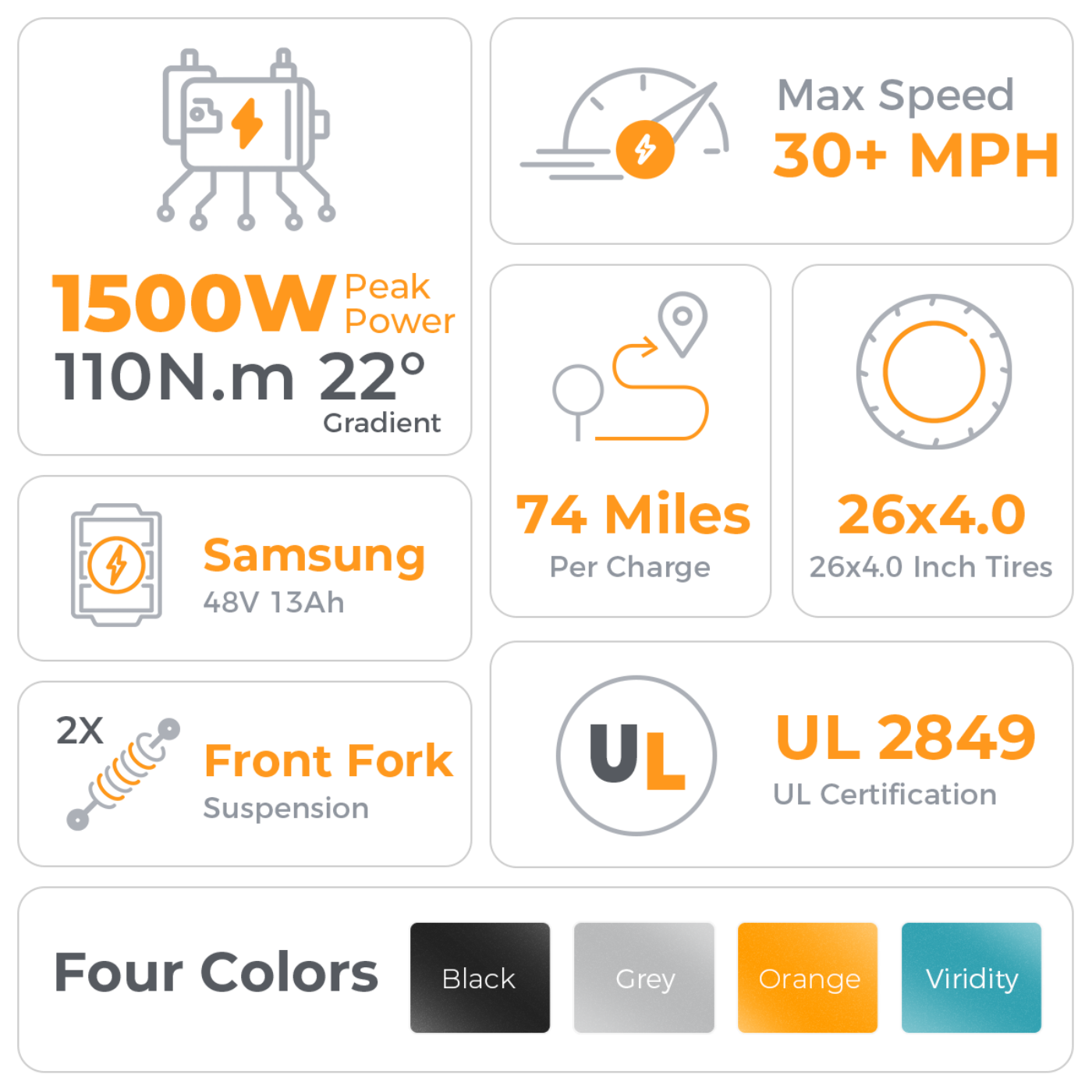 Aipas  Ebike Combo Sale M1*2 - Combo_M1-BK_and_M1-OR