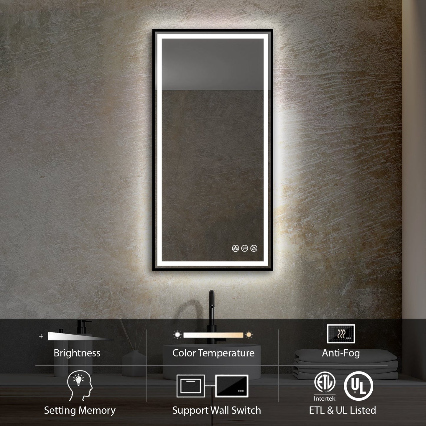 Blossom Stellar 18 Inch LED Mirror - LED M4 1836 MB