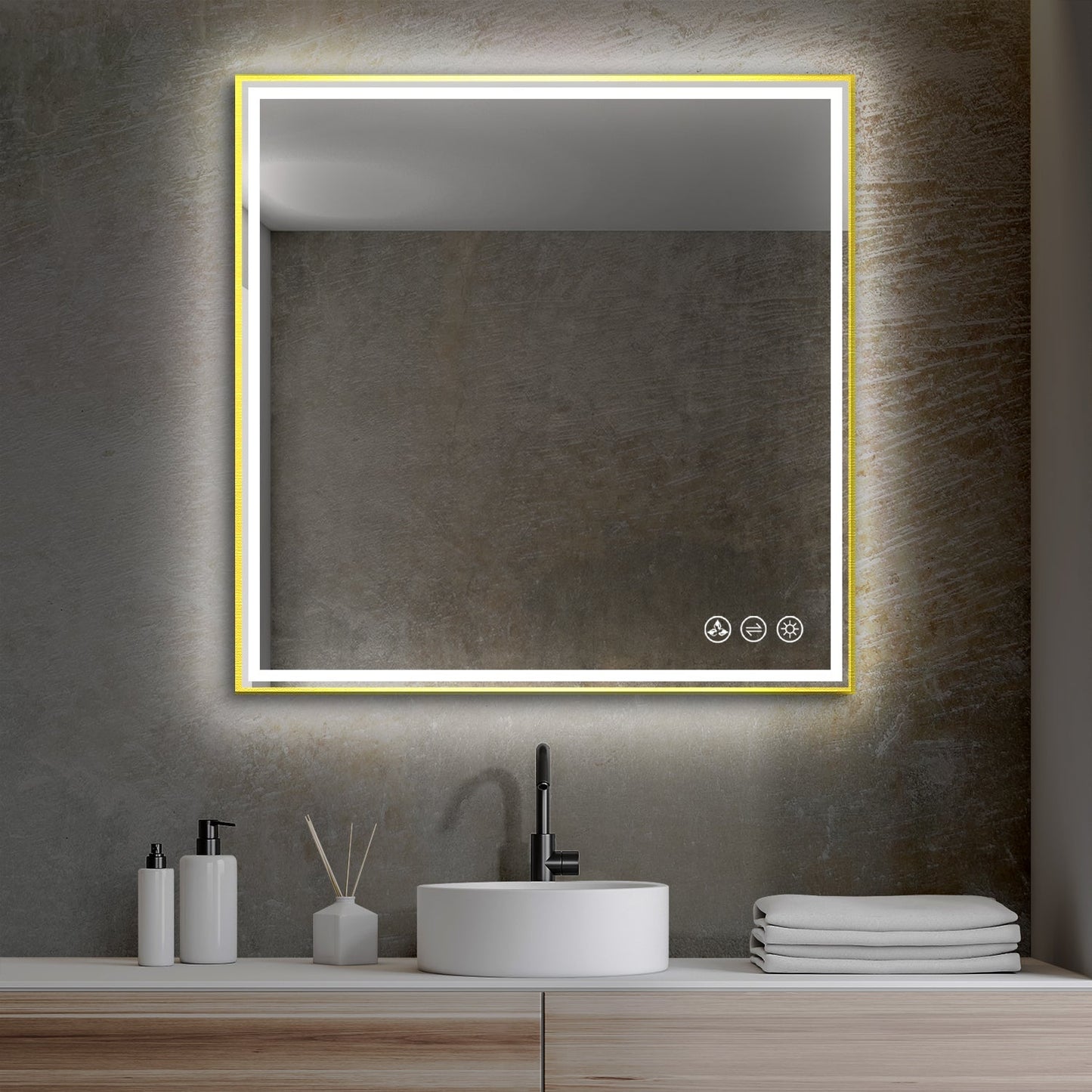 Blossom Stellar 36 Inch LED Mirror - LED M4 3636 MB