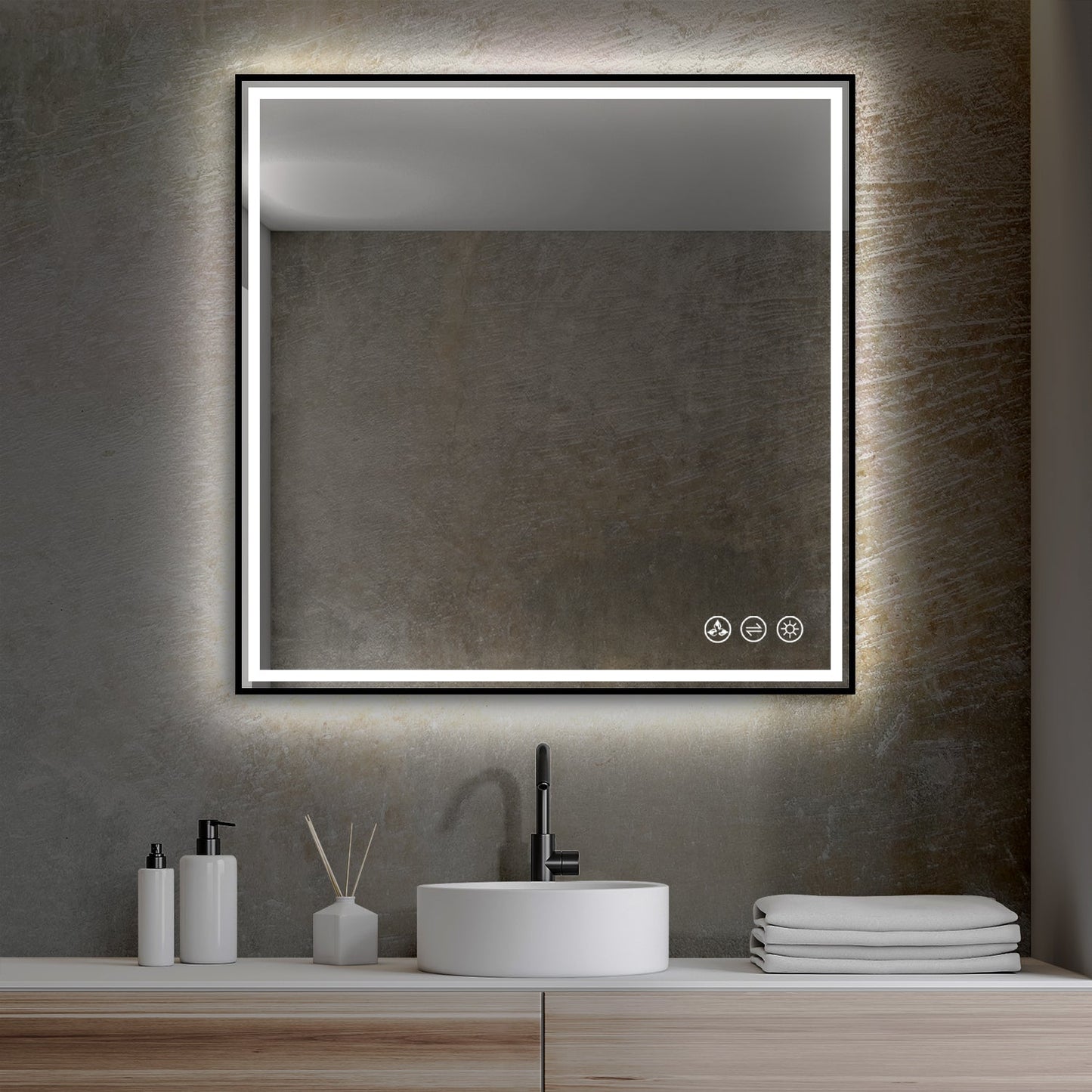 Blossom Stellar 36 Inch LED Mirror - LED M4 3636 MB