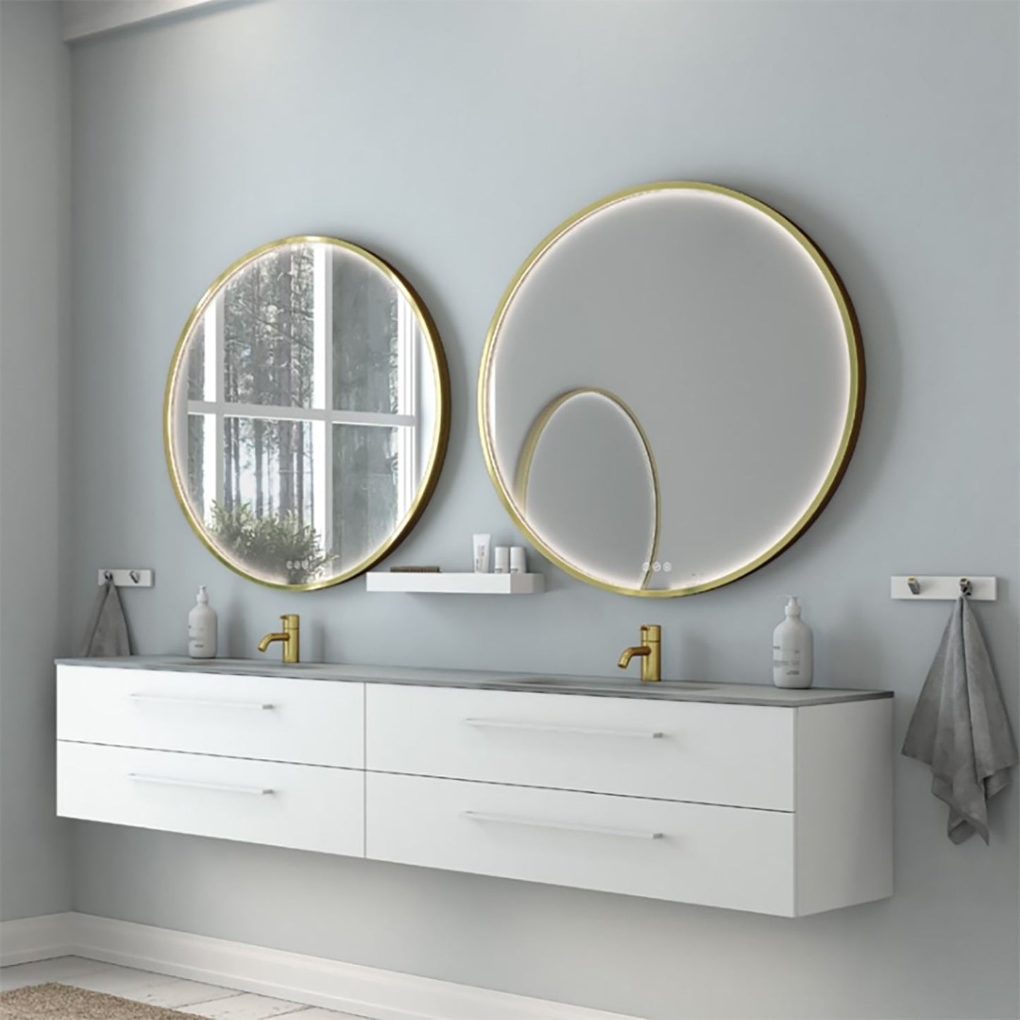 Blossom Oskar 32 Inch Round LED Mirror - LED M7 R32 MB