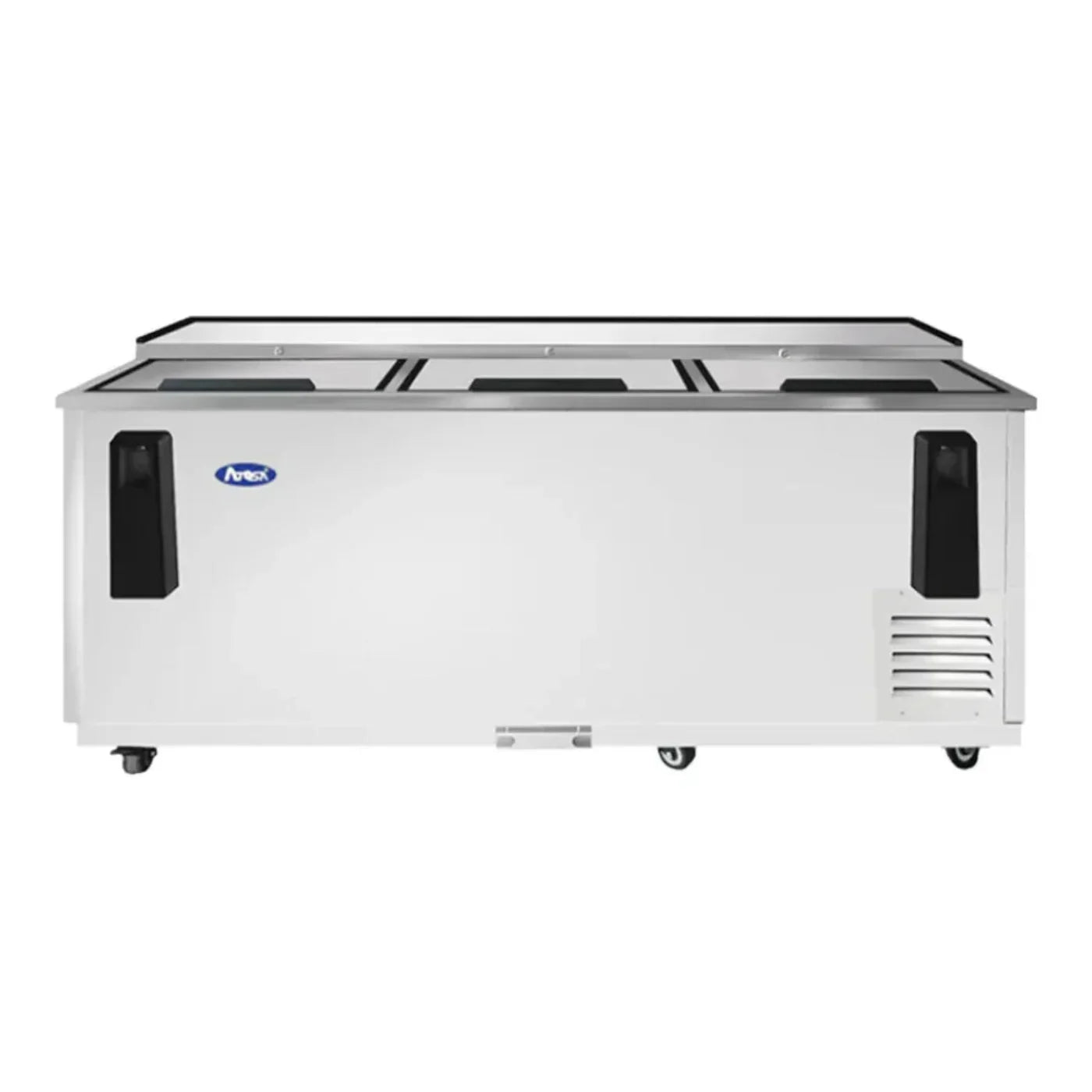 Atosa MBC80GR 80.5" Stainless Steel Horizontal Bottle Cooler 21.2  Cu.Ft - MBC80GR