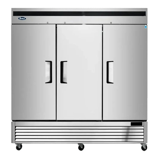 Atosa MBF8508GR 82" Reach-In Bottom Mount Refrigerator, 3 Three Door, 67 Cu.Ft - MBF8508GR