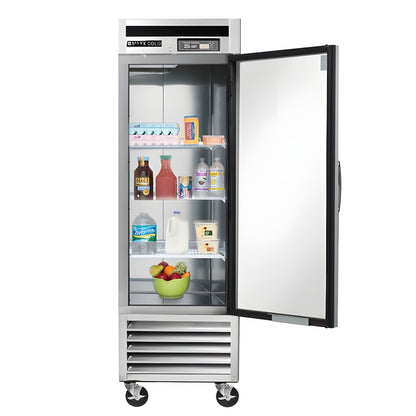 Maxx Cold Single Door Reach-In Refrigerator, Bottom Mount, 23 cu. ft., Stainless Steel - MCR-23FDHC