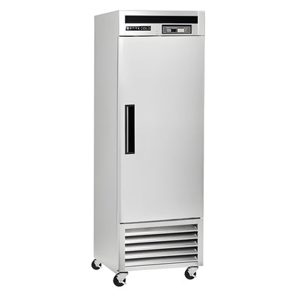 Maxx Cold Single Door Reach-In Refrigerator, Bottom Mount, 23 cu. ft., Stainless Steel - MCR-23FDHC