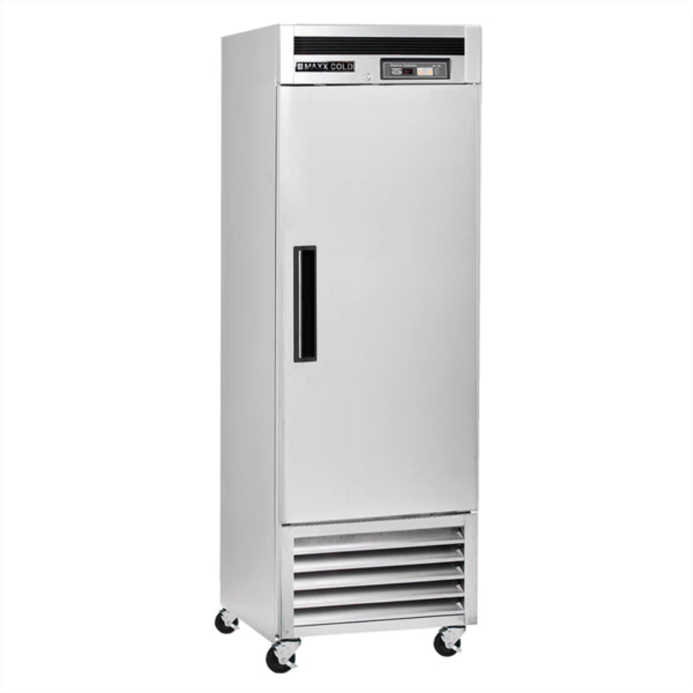 Maxx Cold Single Door Reach-In Refrigerator, Bottom Mount, 23 cu. ft., Energy Star, Stainless Steel - MCR-23FDHC