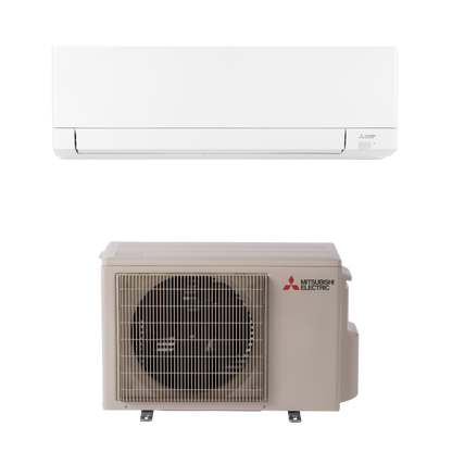 Mitsubishi Electric MSZ-GX12NL & MUZ-GX12NL 25.6 SEER2 Wall Mounted Heat Pump System - R454B - MSZGX12NL/MUZGX12NL