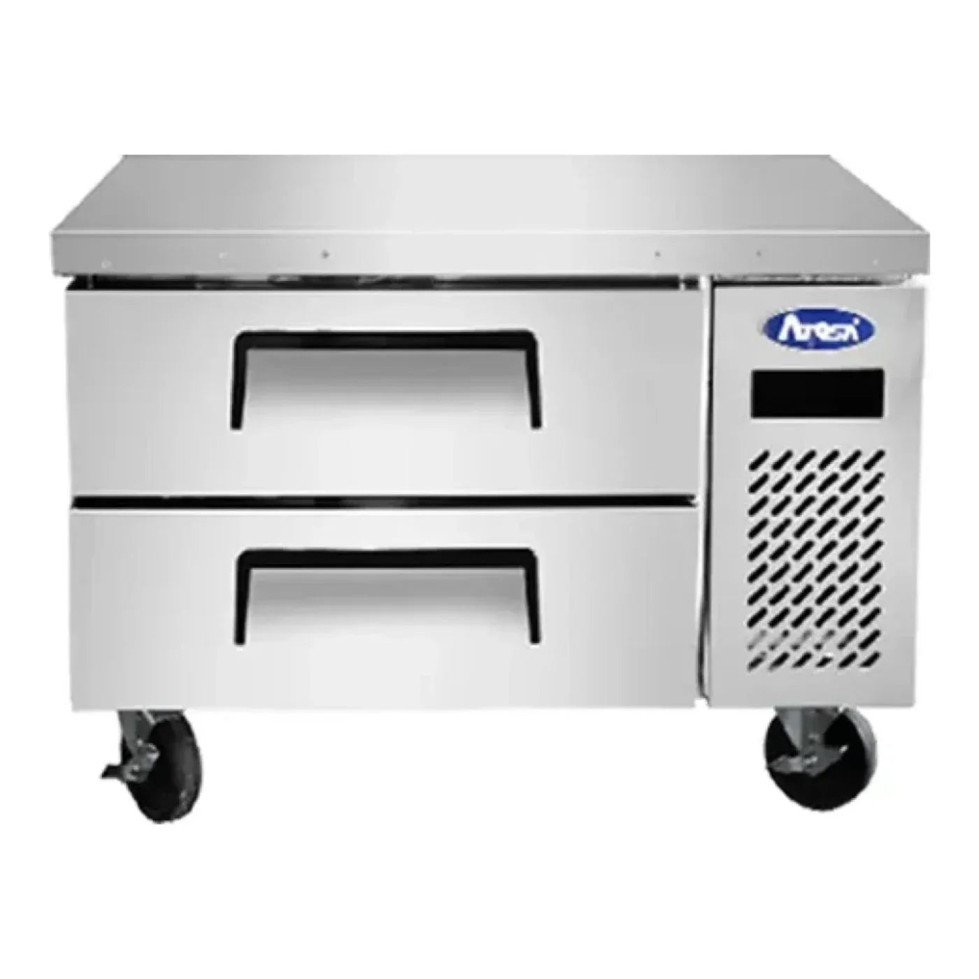 Atosa MGF8448GR  35.63" Two Drawer Refrigerated Chef Base 4.7 Cu.Ft - MGF8448GR