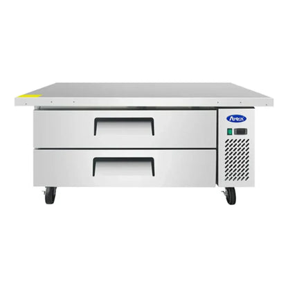 Atosa MGF8452GR 60.5" Two Drawer Refrigerated Chef Base, Extended Top  8.4 Cu.Ft - MGF8452GR