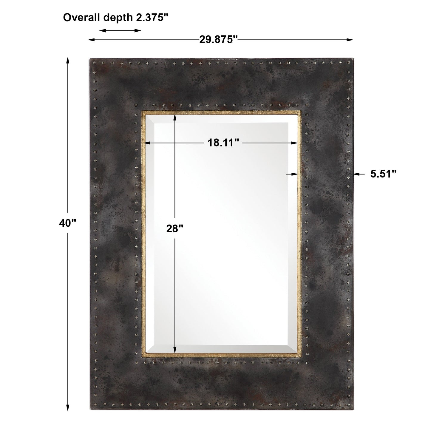 Uttermost Amparo Industrial Mirror 09543 - 09543