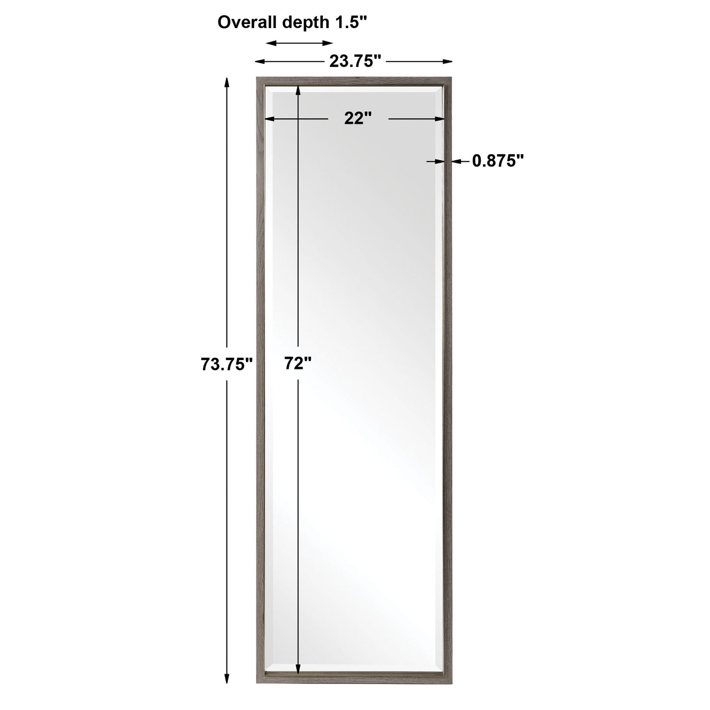 Uttermost Kian Wooden Dressing Mirror 09583 - 09583