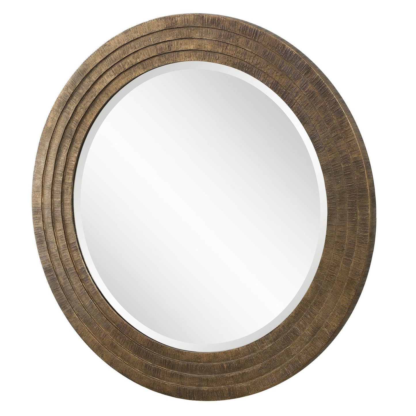 Uttermost Relic Aged Gold Round Mirror 09647 - 09647