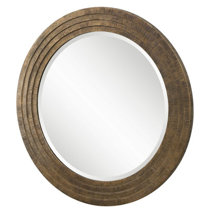 Uttermost Relic Aged Gold Round Mirror 09647 - 09647