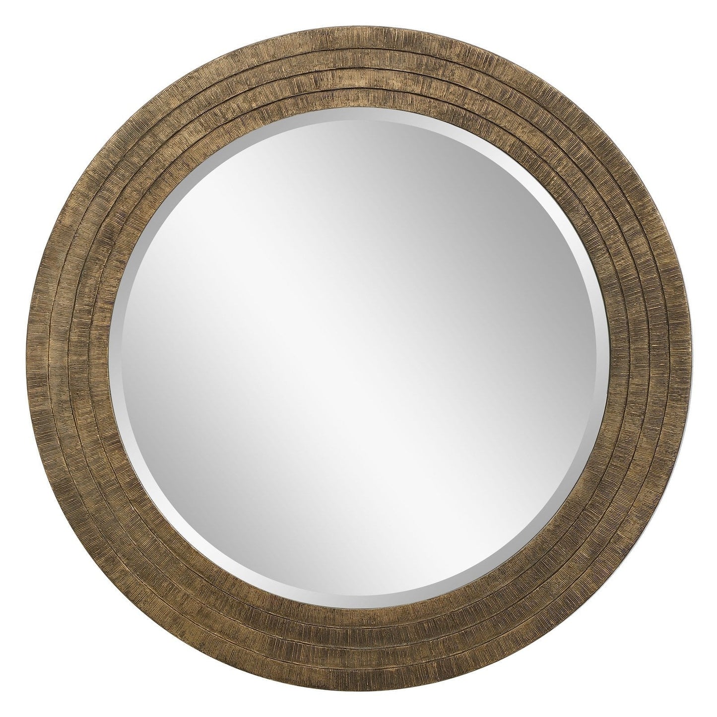 Uttermost Relic Aged Gold Round Mirror 09647 - 09647