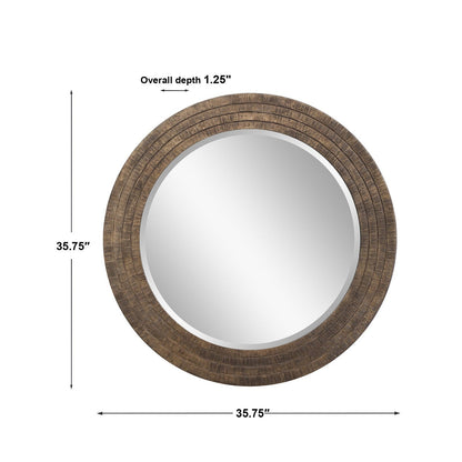 Uttermost Relic Aged Gold Round Mirror 09647 - 09647