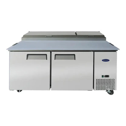 Atosa MPF8202GR 67" Pizza Prep Table, 9 Pans 18.5 Cu.Ft - MPF8202GR