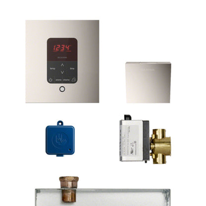 Mr. Steam- Butler Steam Generator Control Kit / Package - Square - Polished Nickel - MSBUTLER1SQ-PN