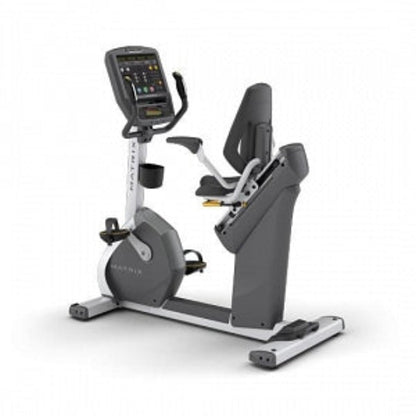 Johnson Health Tech Matrix R3x and ROM3 Recumbent Bikes - Matrix ROM3 Recumbent Cycle Bike with ROM and Dot Matrix LED Console, Profile Display - ROM3