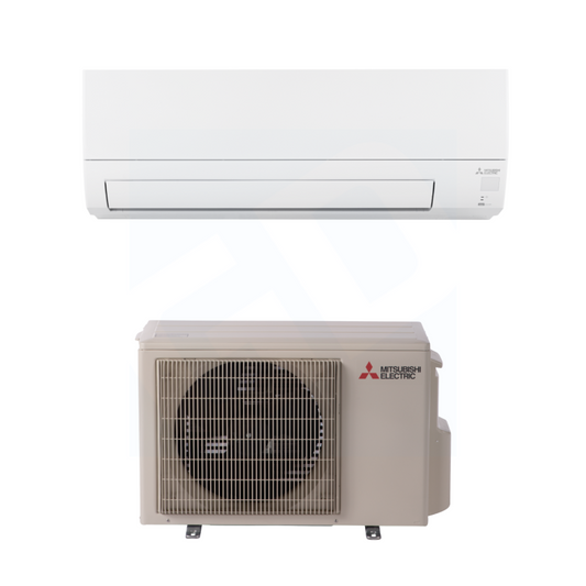 Mitsubishi MSZ-WX12NL & MUZ-WX12NL 12,000 BTU 18 SEER2 Wall Mounted Heat Pump System - R454B - MSZWX12NL/MUZWX12NL