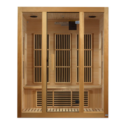 Maxxus Bellevue Low EMF Far Infrared Sauna Canadian Hemlock