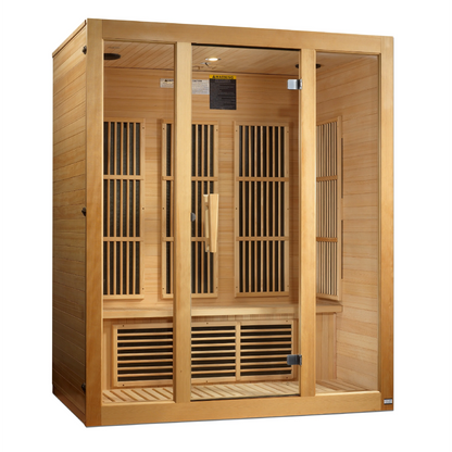 Maxxus Bellevue Low EMF Far Infrared Sauna Canadian Hemlock