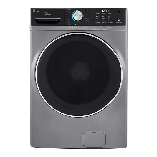 Midea 5.2 Cu. Ft. Front Load Washer With Color Options - MLH52S7AGS