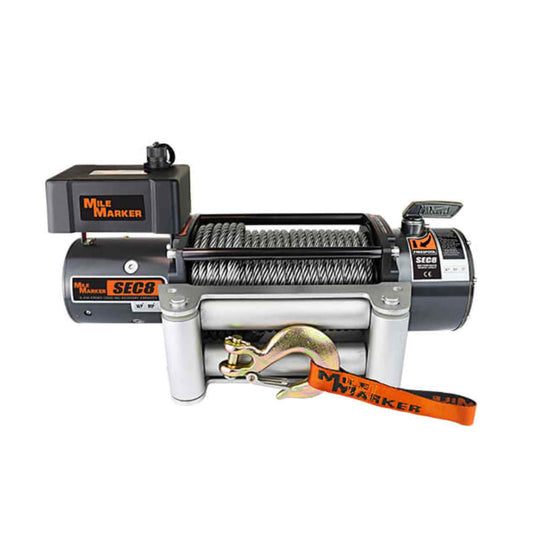 Mile Marker 8000 lb. - SEC8 Electric Winch - 77-50141W