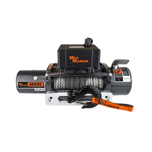 Mile Marker 9500 lb. - SEC95 Electric Winch - 76-50246BW