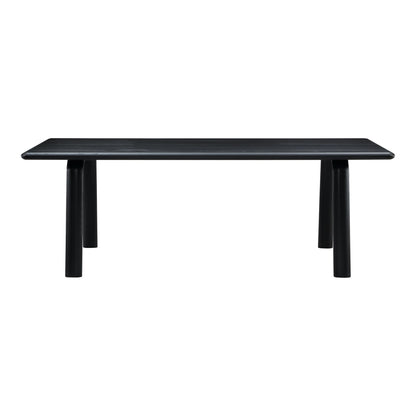 Moe's Home Collection Malibu Dining Table Black Ash BC-1046-02