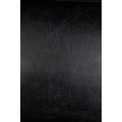 Moe's Home Collection Paradiso Chair Onyx Black Leather - PK-1083-02