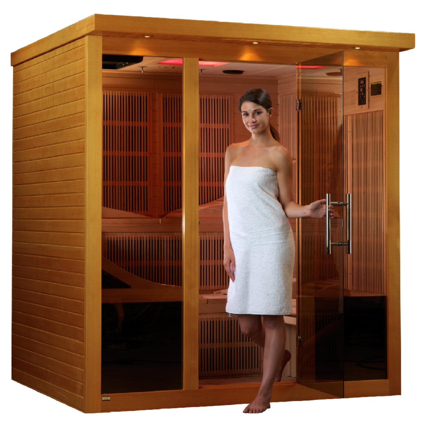 Dynamic Saunas Monaco Ultra Low EMF Far Infrared Sauna - DYN-6996-01 Elite