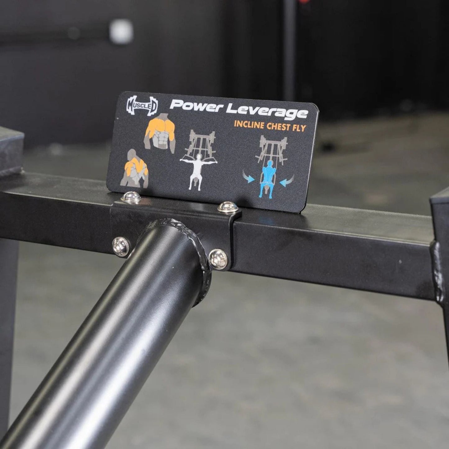 Muscle D Power Leverage V2 Decline Chest Fly and Most Muscular Machine - PL-PV2-DCF