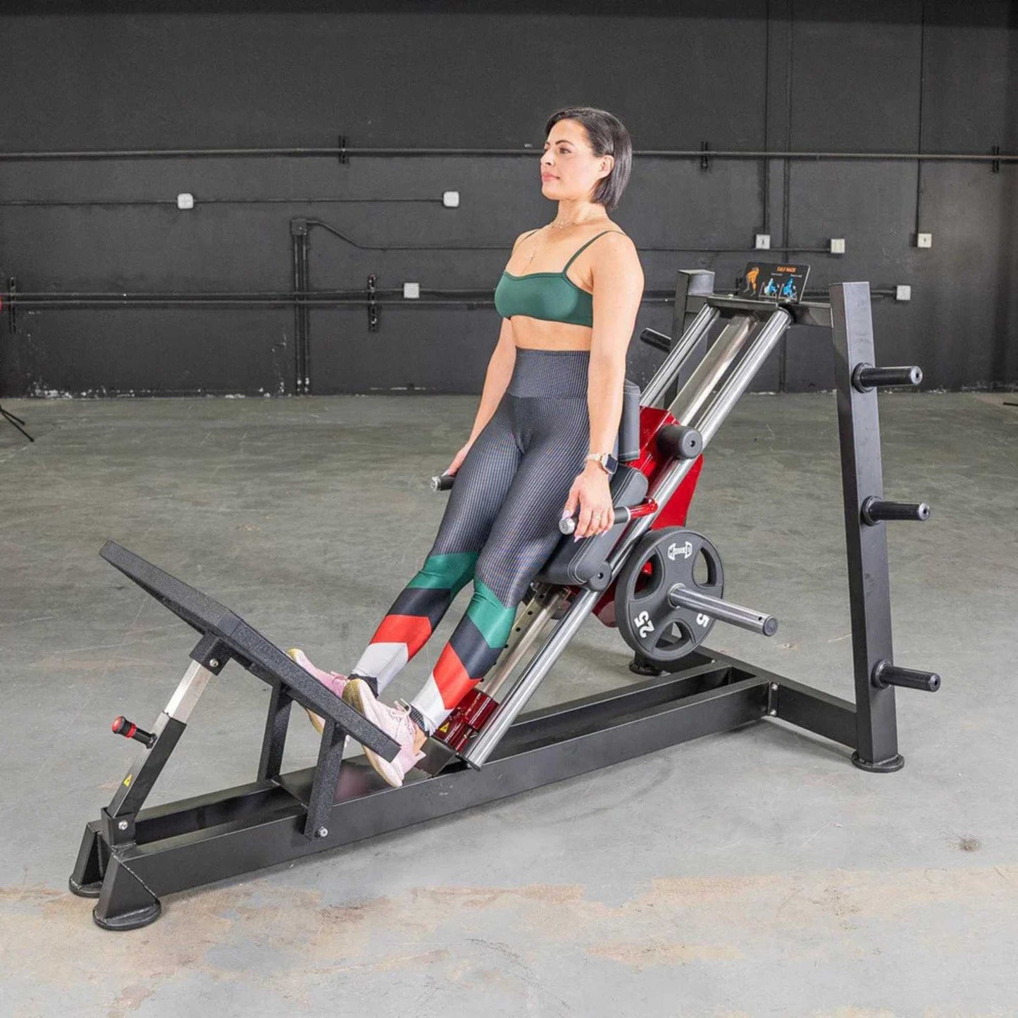 Muscle D Power Leverage V2 Hack Squat and Calf Raise  - PL-PV2-HS