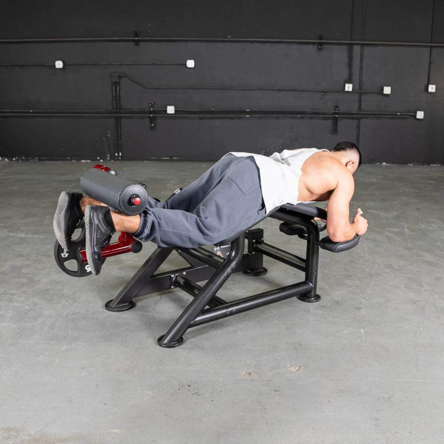 Muscle D Power Leverage V2 Prone Leg Curl - PL-PV2-PLC