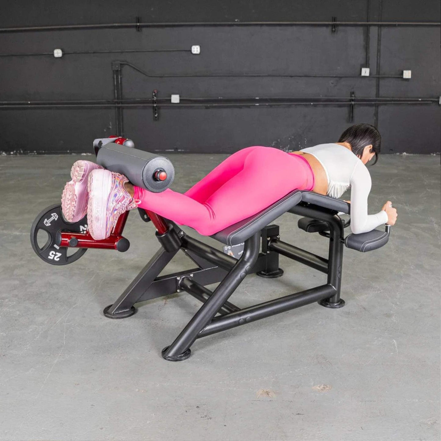 Muscle D Power Leverage V2 Prone Leg Curl - PL-PV2-PLC