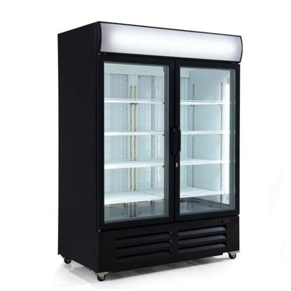 Chef AAA - Commercial 54" 2 Glass Door Freezer 43 cu. ft - KPF-49BG