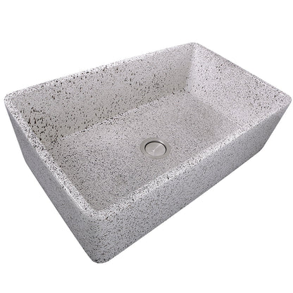Eden Bath Nantucket Sinks 33" Farmhouse Fireclay Sink with Pietra Sarda Finish - FCFS3320S-PietraSarda