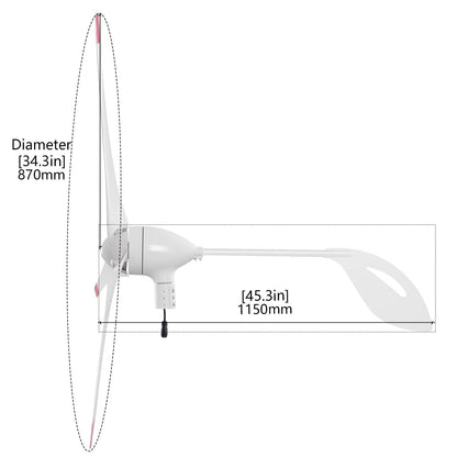 Nature's Generator Powerhouse Wind Turbine - Backyard Provider