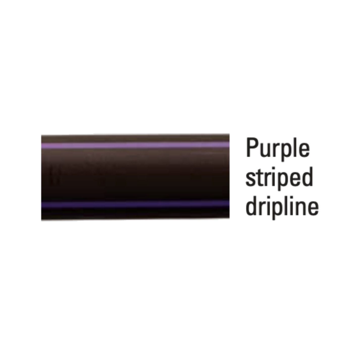 Netafim Techline HCVXR 17 mm Reclaimed Purple Stripe Check Valve Dripline 0.53 gph 12 in. Spacing 500 ft. - TLHCVXR-RW5-1205