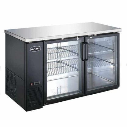 Saba - SBB-27-58G Commercial 58" Back Bar Refrigerator Cooler - SBB-27-58G