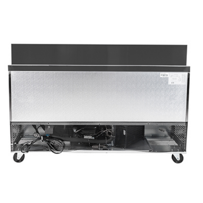 Saba - SPS-60-16 Commercial 60" 16 Pan Salad Sandwich Food Prep Table Refrigerator - SPS-60-16