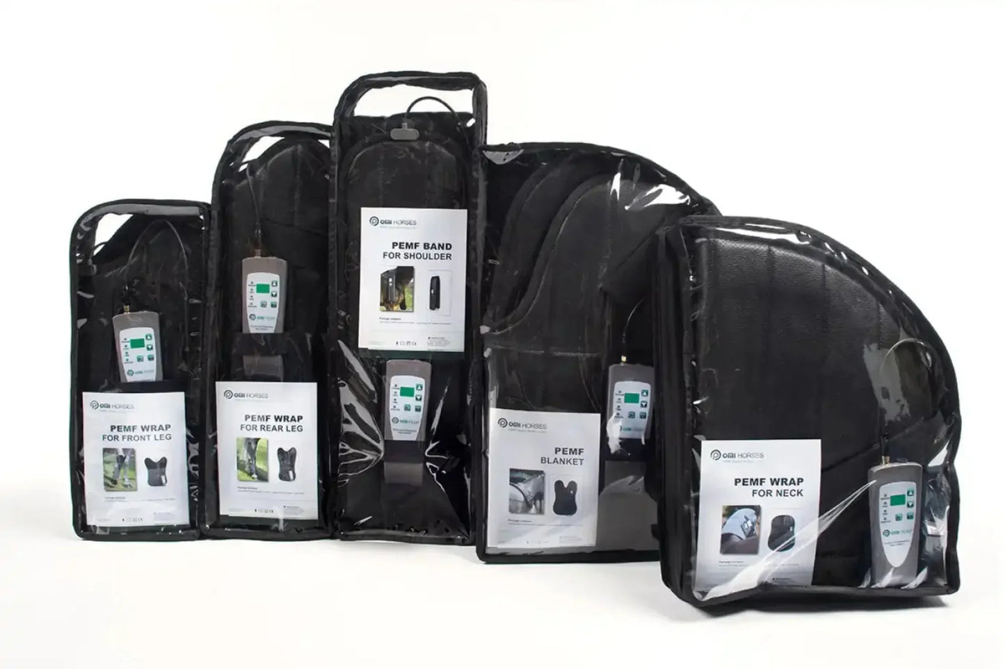 Oxford Medical Instruments OMI PEMF Full Equine Package: Blanket, Shoulder Band, Neck Wrap, Rear Leg Wrap, Front Leg Wrap - PEMF-HPK