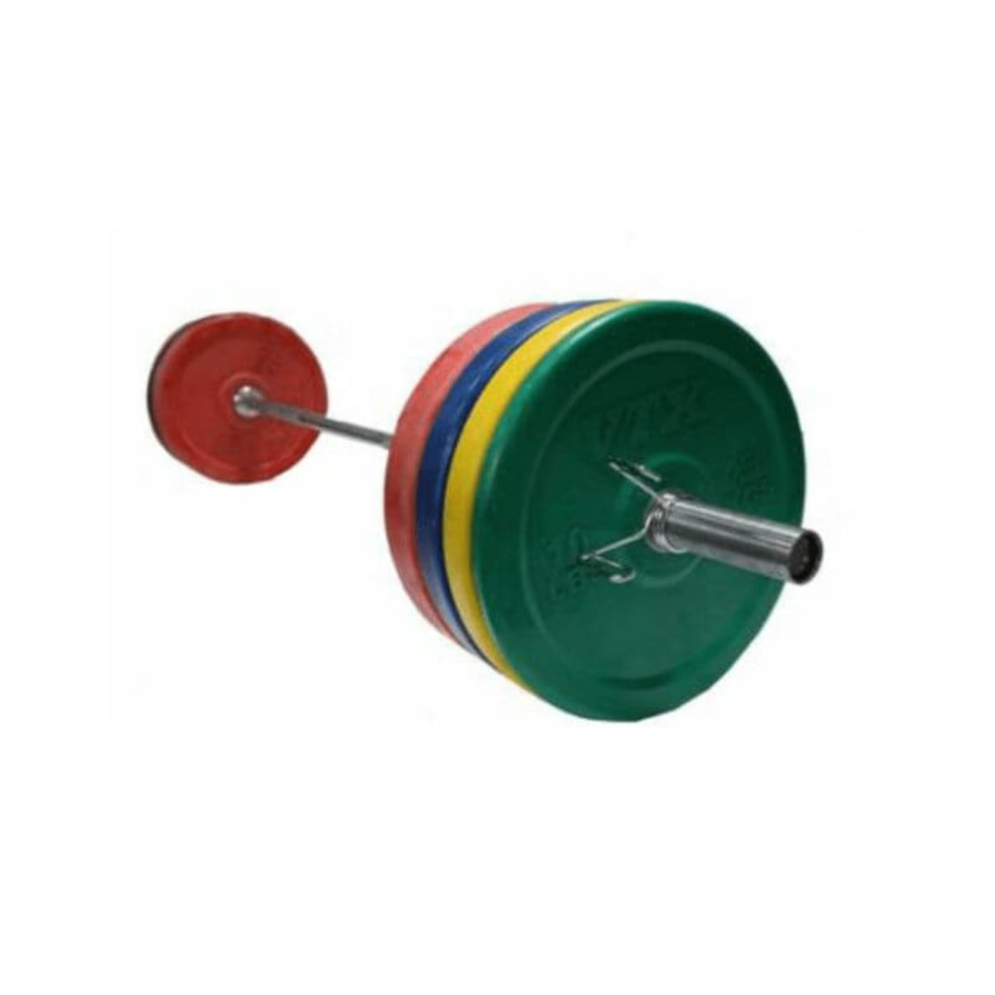 TROY VTX OSS-275SBP 275lb Bumper Plate Weight Set - OSS-275SBP
