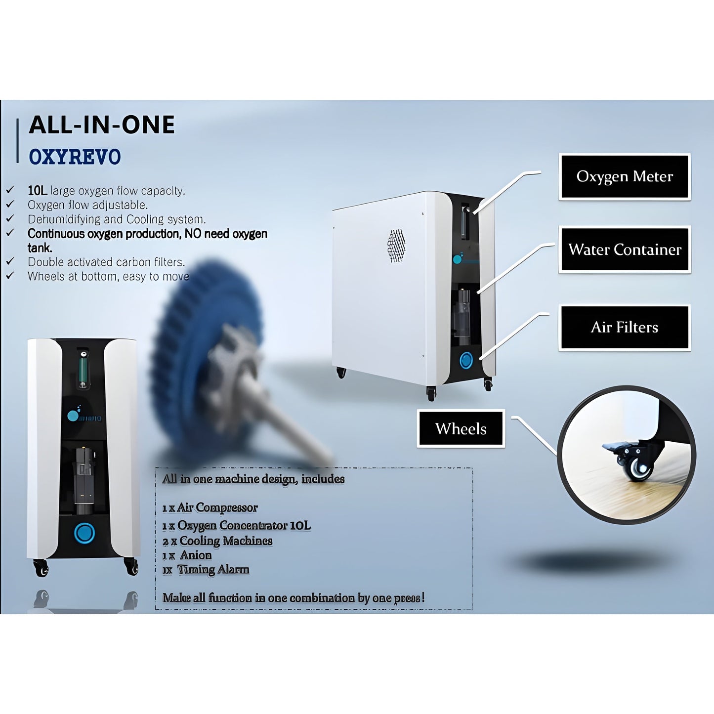 OxyRevo Apex32 1.5ATA Portable Hyperbaric Chamber