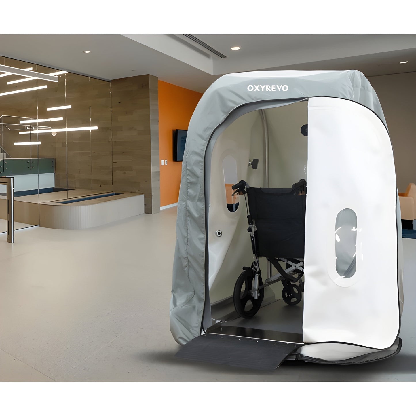 OxyRevo Heal 40 Wheelchair Sitting Soft Type Hyperbaric Chamber