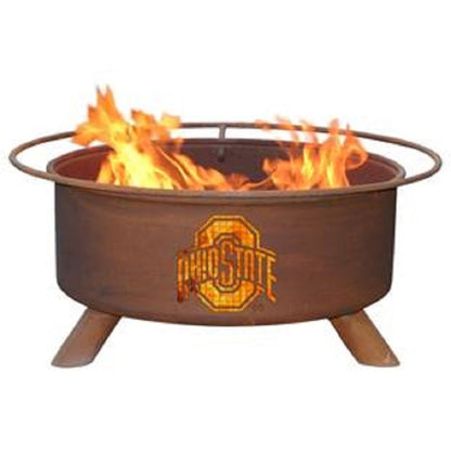 Patina Ohio State University Steel Fire Pit by Patina Products - F415